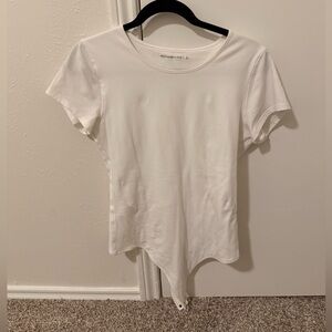Abercrombie & Fitch Classic White Bodysuit